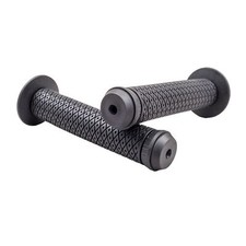 Diamondback BMX Viper Custom Flanged Handlebar Grips - Black 150mm