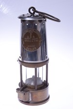 ✅ ECCLES ANTIQUE MINERS MINING LAMP M & E TYPE 6 SAFETY PROTECTOR & LIGHTING