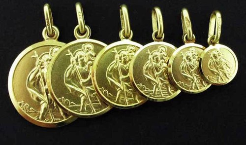 9ct gold saint - gold, christopher