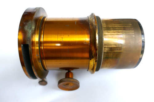 Antique brass equi - 10", lens