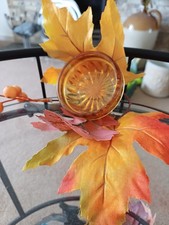 Bohemian Glass Amber Small