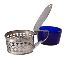 Antique Solid Silver Mustard