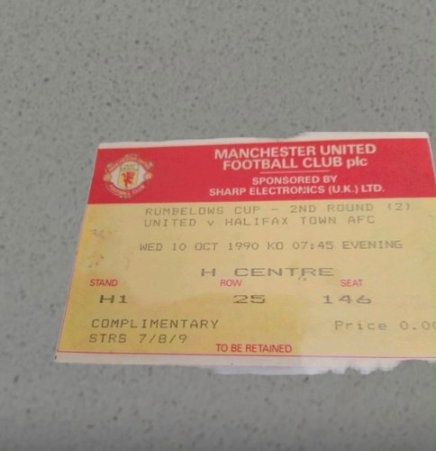 1990 manchester united - manchester, v