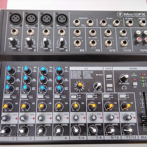 Mackie mlx12fx analog mixer - mlx12fx,