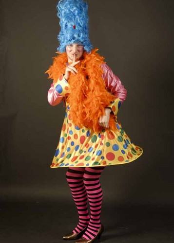 Adult mens spotty pantomime - mens,