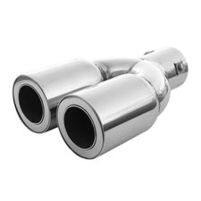 Twin Exhaust Tip Trim Pipe