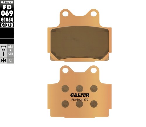 Galfer sinter brake pads - galfer,