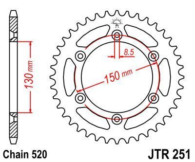 Jtr255 jtr rear carbon - jtr,