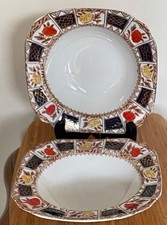 CORONATION WARE - Khedive pattern - Pair of dessert dishes 1930s