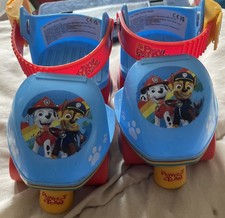 Paw Patrol Adjustable Roller Skates in Very Good  Clean Condition size 5 - 11 