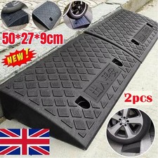 2X 50cm Heavy Duty Rubber Kerb