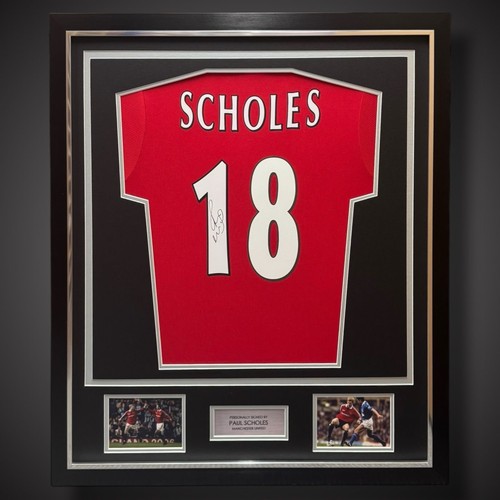 Deluxe framed paul scholes - framed,