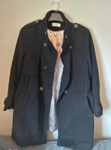 Wallis women black trench - wallis,