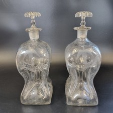 Large Antique 19thC Pair Glug