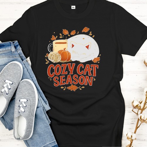 Cosy autumn animals - cosy, t