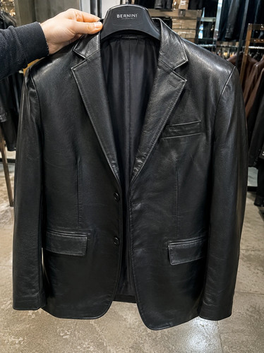 Men genuine soft lambskin - soft,