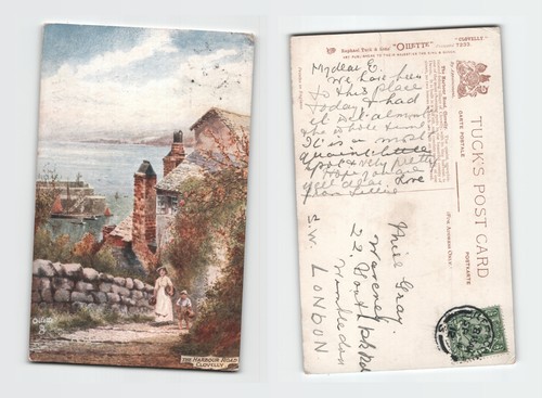 Postcard the harbour road - postcard,