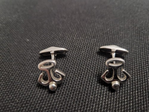 Garrard silver cufflinks - garrard,