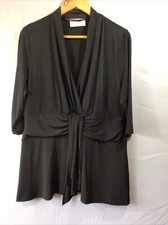 Ann Harvey Black V Neck Slinky