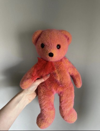 Vintage 2001 rouge teddy - ty,