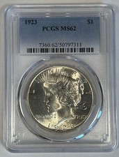1923 Peace Silver $1 Dollar