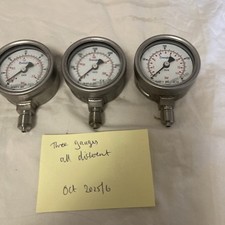 High Pressure Gauge Swagelok 316 SS - 3. Gauges