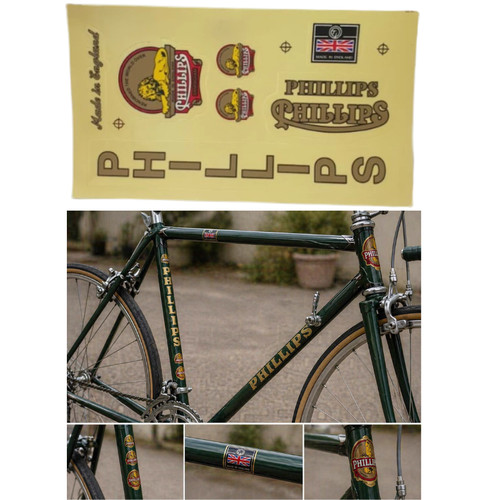 Vintage phillips bicycle decal - bicycle,