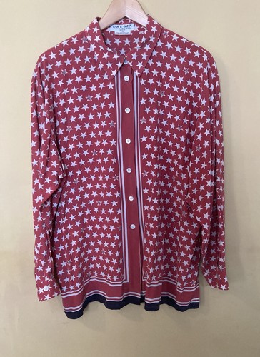 Jaeger vintage silk red star - jaeger,