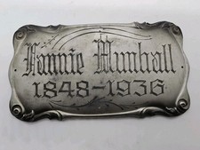 Antique Victorian Engraved