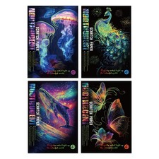 4PCS Scratch Art For Kids &