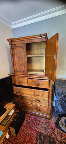 Brown freestanding wooden - brown,