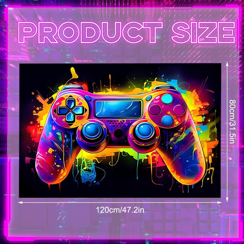 Colorful gaming rug - colorful, boys'