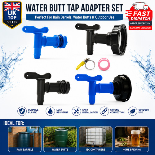 Water butt tap hozelock - 2x,