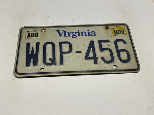 Vintage virginia license plate - vintage,