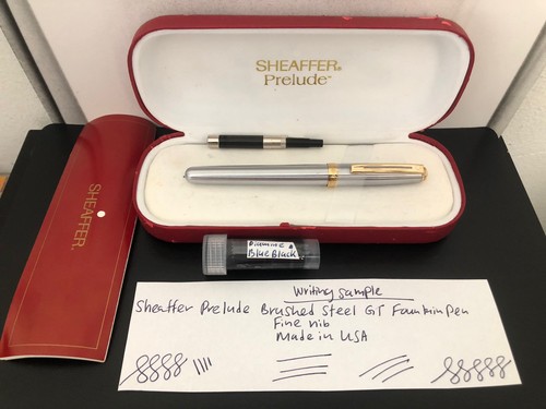 Sheaffer prelude brushed steel - sheaffer,