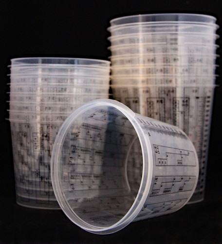 200x paint mixing - 200x, cups