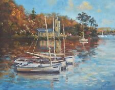 Richard Blowey Original Oil Painting St Anthony Cornwall Impressionist Art