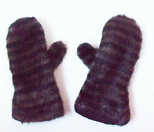 Ladies Faux Fur Leopard Print Mittens Size Medium Pls see Description NEW UNWORN