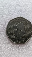 Sherlock Holmes 50p coin