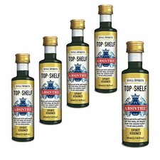 5x Still Spirits Top Shelf Absinthe Essence Flavours 2.25L