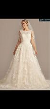 David’s Bridal Wedding Dress Oleg Cassini CWG780 **BARGAIN**