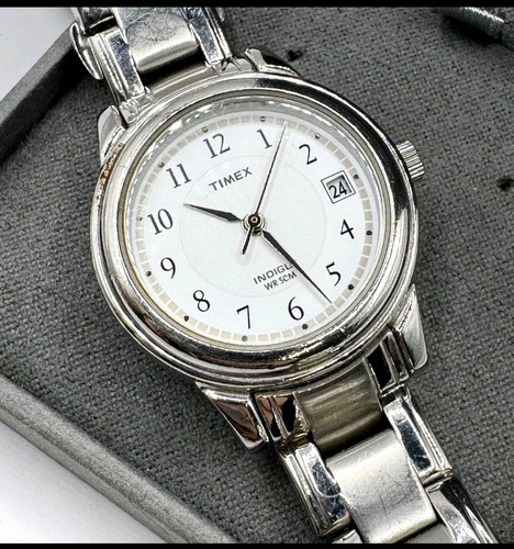 Ladies timex indiglo silver - indiglo,