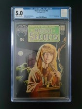 House Of Secrets #92 1971 CGC 5.0 1st App Swamp Thing Wrightson Wein