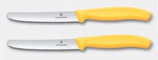 2 x Victorinox Knives YELLOW