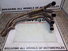 YAMAHA YZF R6 2004 2005 5SL:EXHAUST DOWNPIPE HEADERS BLACK WIDOW:USED MOTORCYCLE