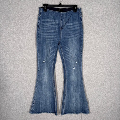 Risen bell bottom flare - bottom, jeans