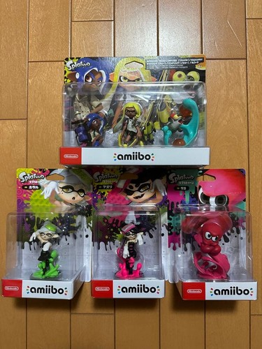 Nintendo splatoon amiibo set - nintendo,