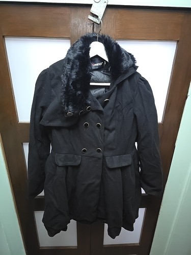 Owind black coat jacket - black, uk