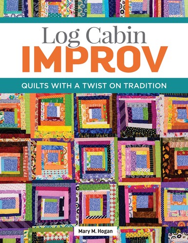 Log cabin improv - quilts, with