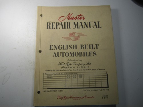 Ford consul zephyr - 51-53,